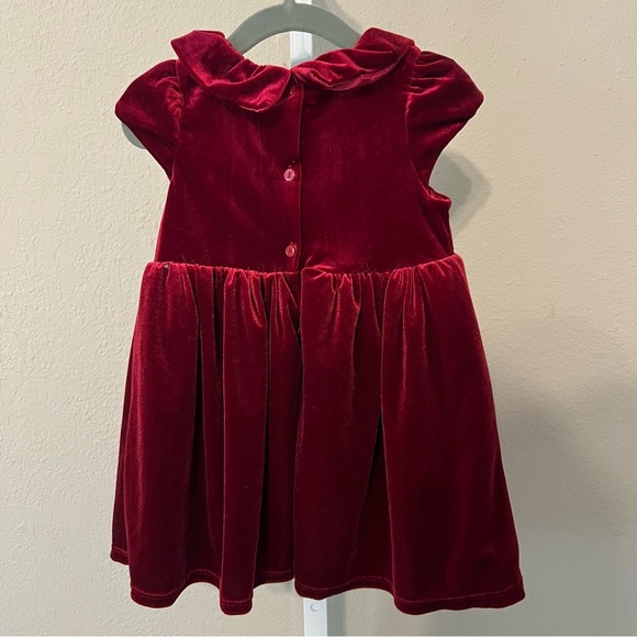 H&M Burgundy Velvet Dress - Picture 2 of 3
